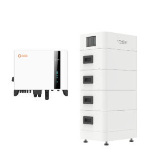 DYNESS tower t14 akusto ja SOLIS S6 10kW hybridi invertteri