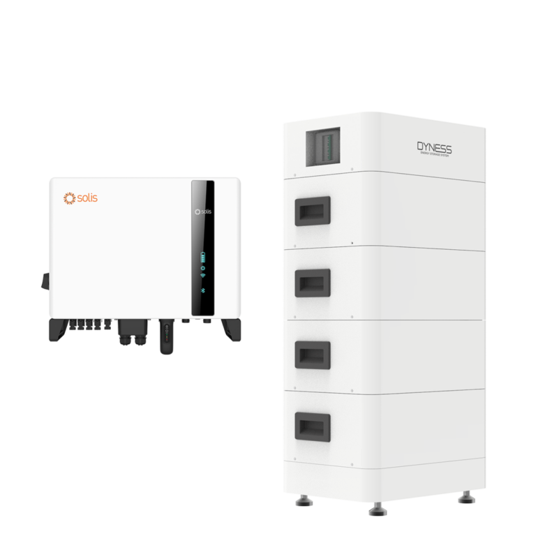 DYNESS tower t14 akusto ja SOLIS S6 10kW hybridi invertteri